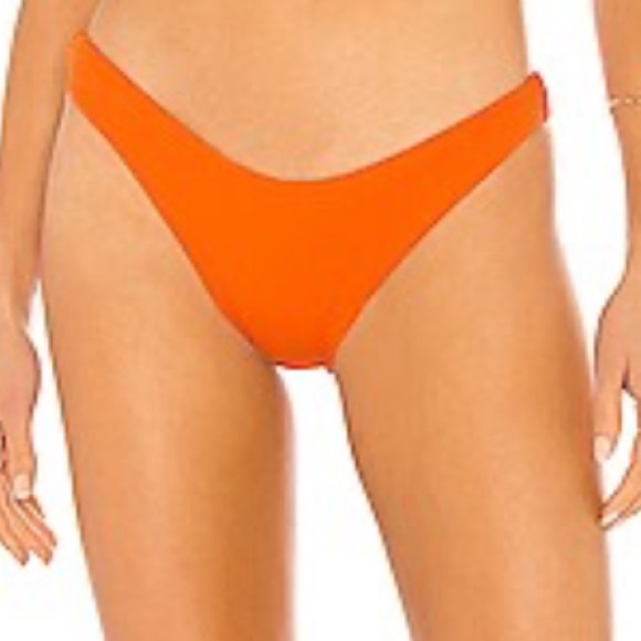 New! Beach Riot Island Bikini Bottom Orange nwot 10013 - Picture 9 of 9